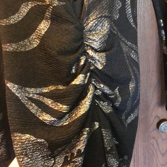 DONATED Windsor metallic print lace dress - Picture 3 of 7